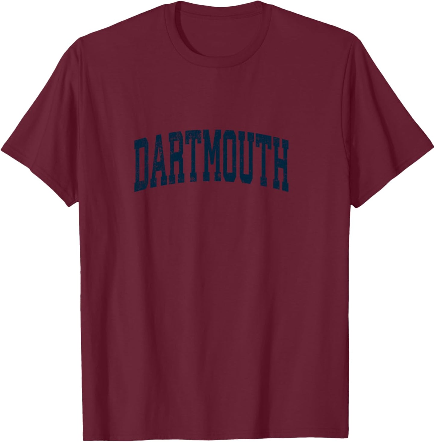Dartmouth Massachusetts MA Vintage Athletic Sports Navy Desi T-Shirt - T-Shirt | Maroon