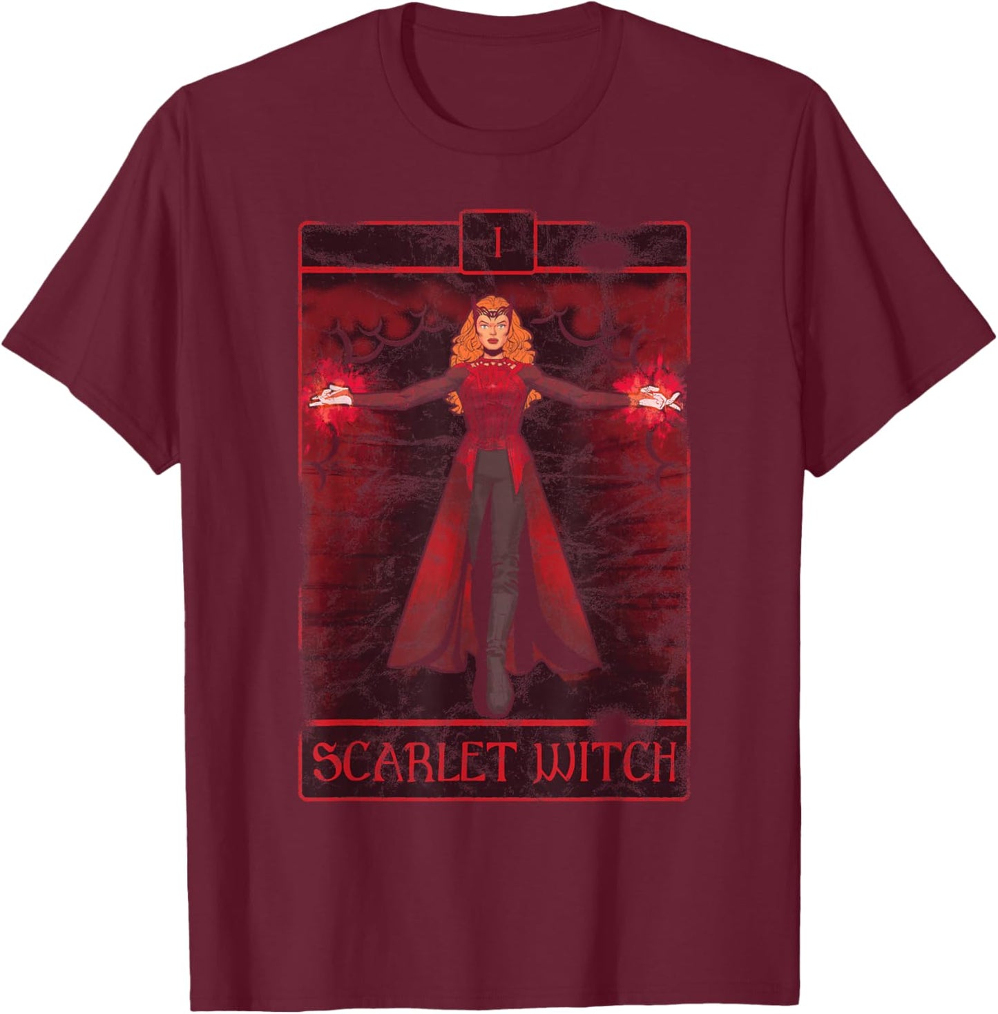 Marvel Doctor Strange in The Multiverse of Madness Witch T-Shirt - T-Shirt | Maroon