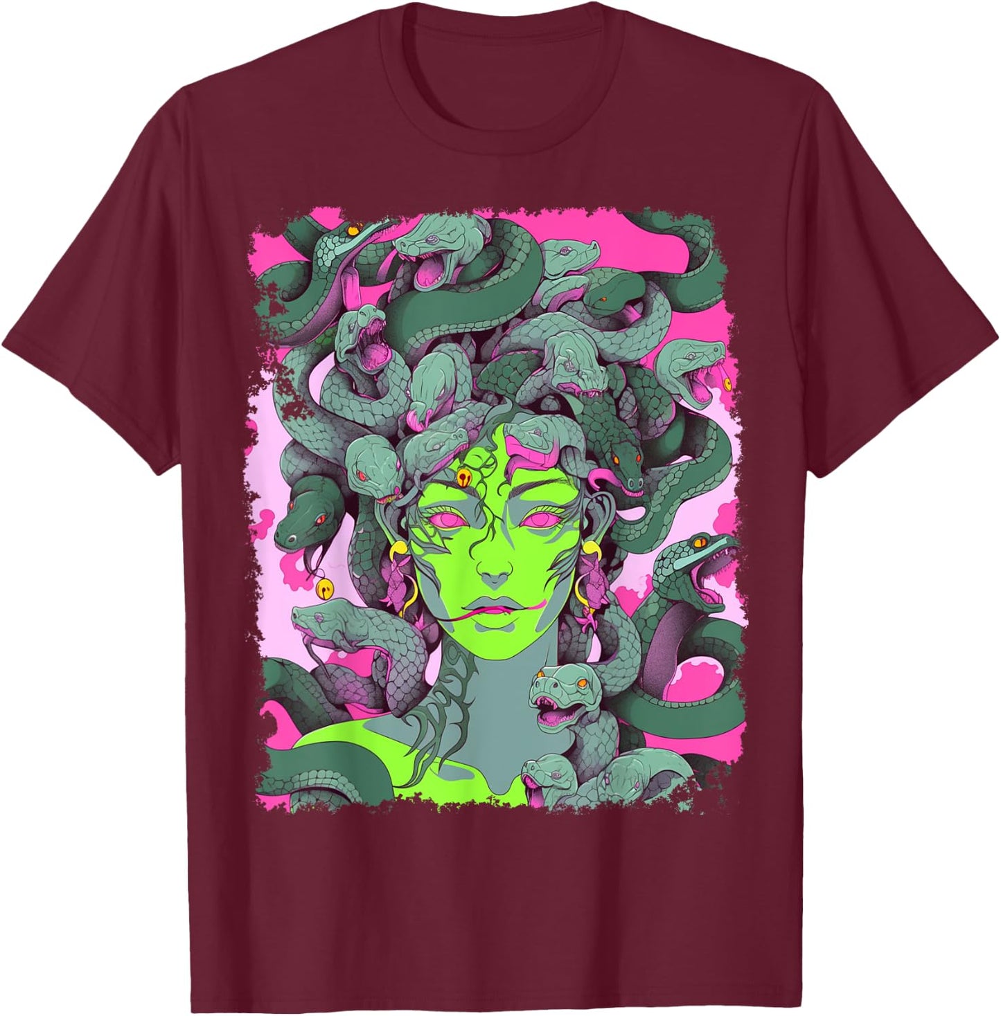 Medusa T-Shirt - T-Shirt | Maroon