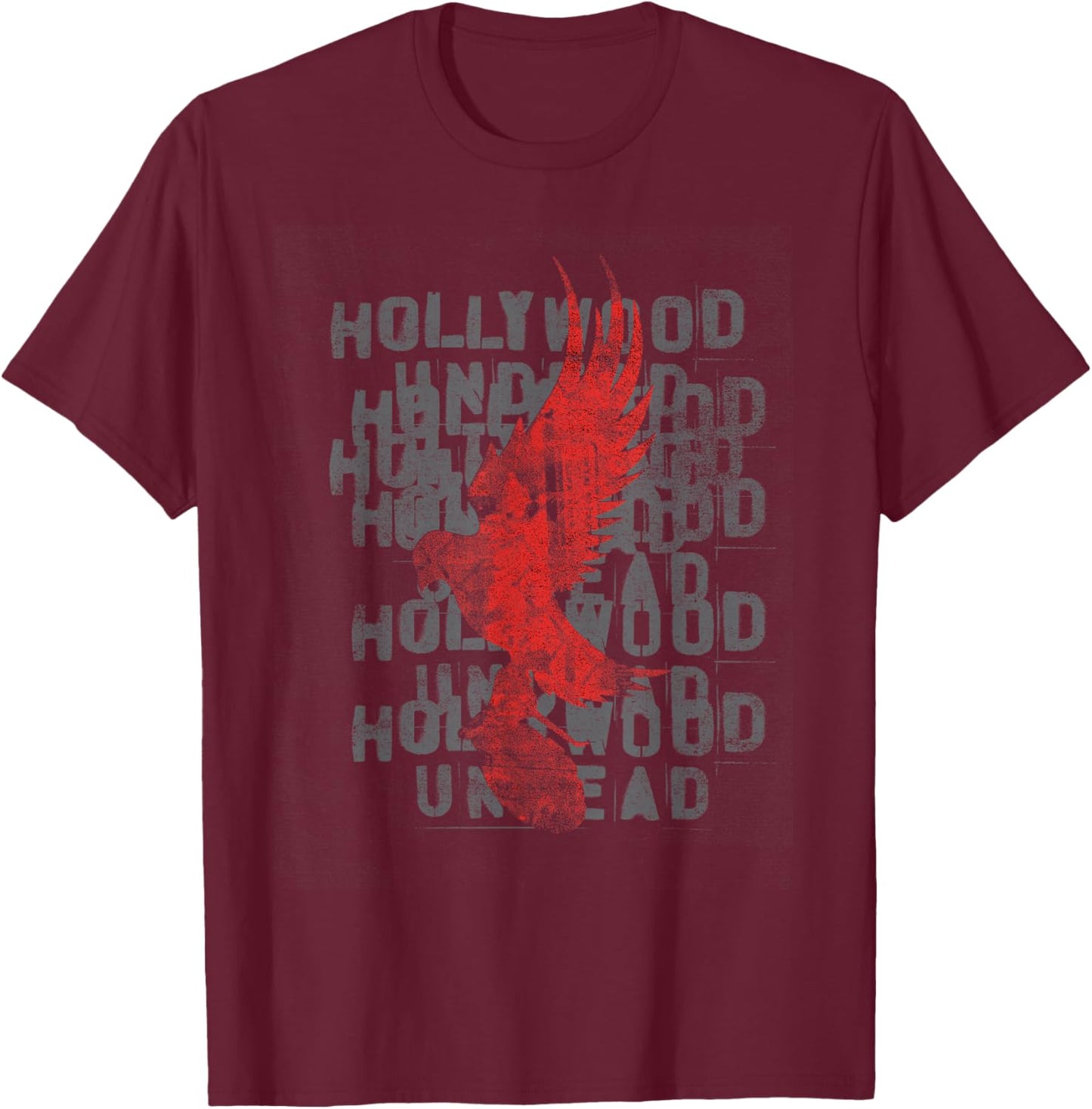 Hollywood Undead - Official Merchandise - Dove Stack T-Shirt - T-Shirt | Maroon
