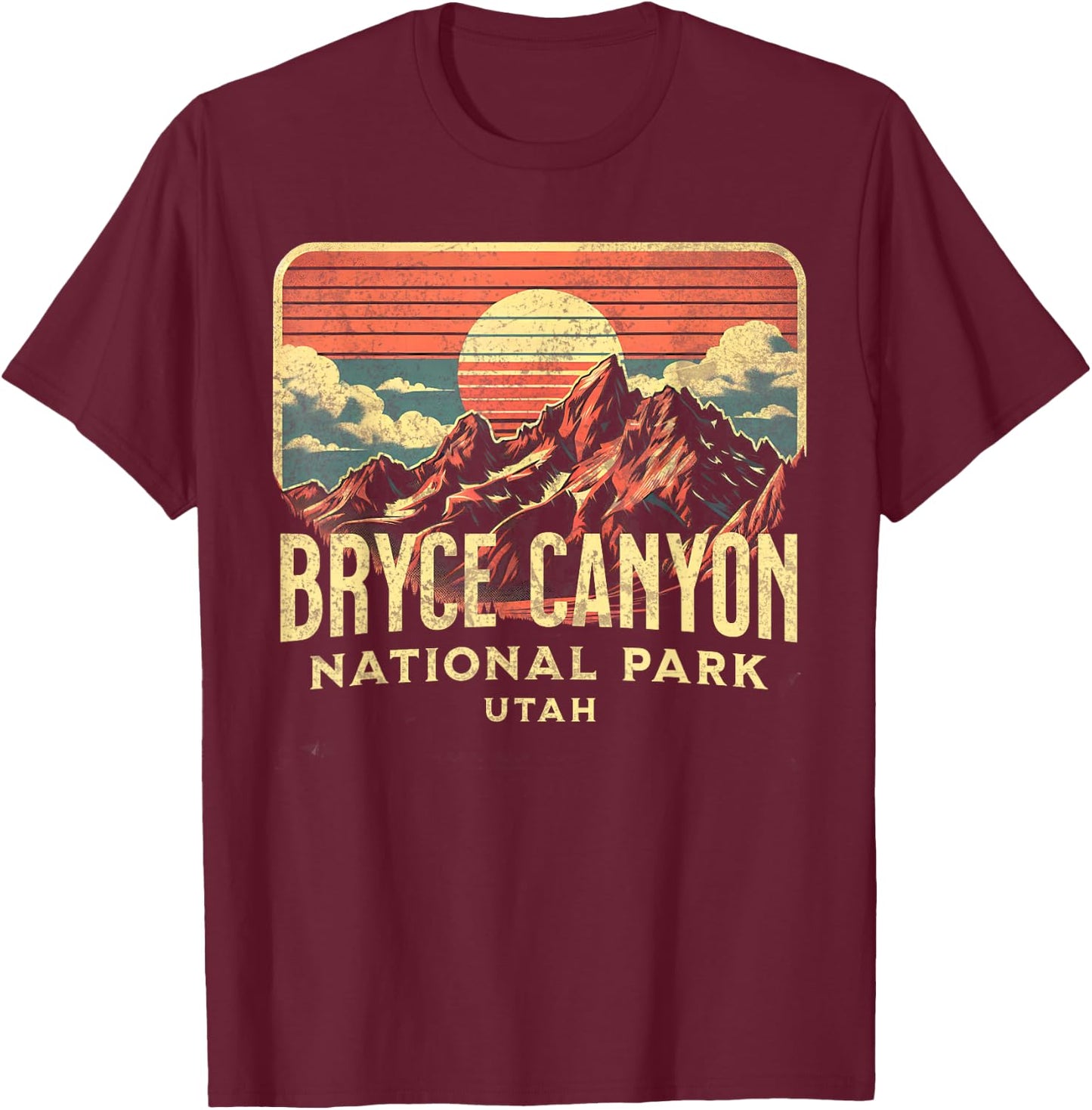 Bryce Canyon National Park T-Shirt - T-Shirt | Maroon