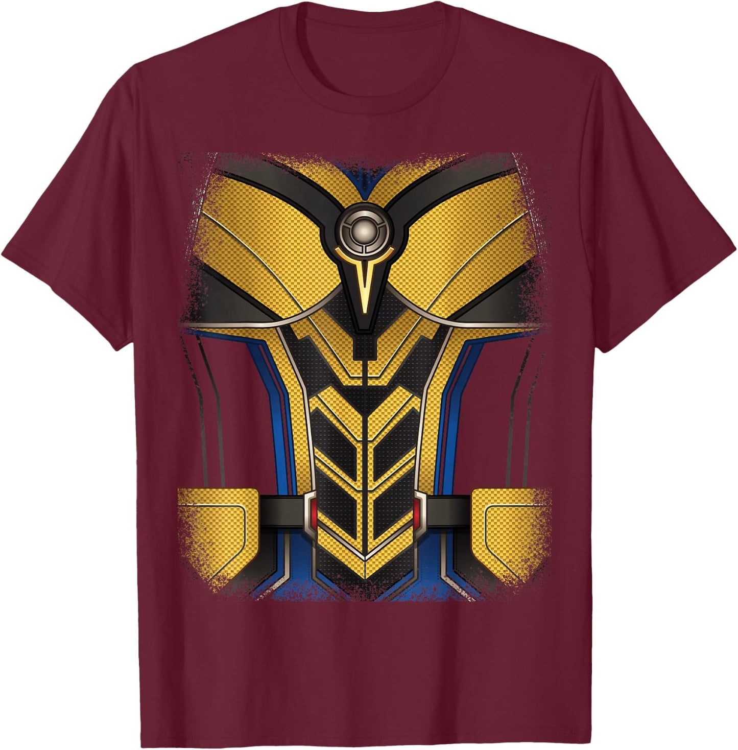 Marvel Ant Man & The Wasp Quantumania Wasp Halloween Costume T-Shirt - T-Shirt | Maroon