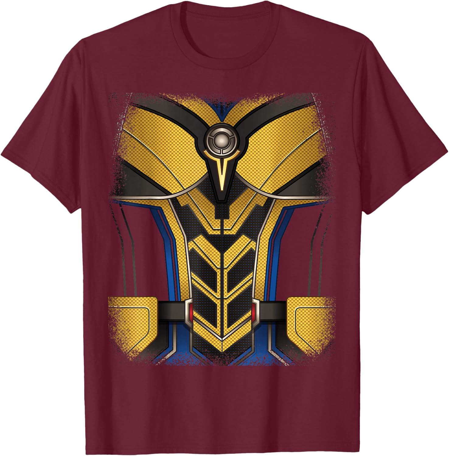 Marvel Ant Man & The Wasp Quantumania Wasp Halloween Costume T-Shirt - T-Shirt | Maroon