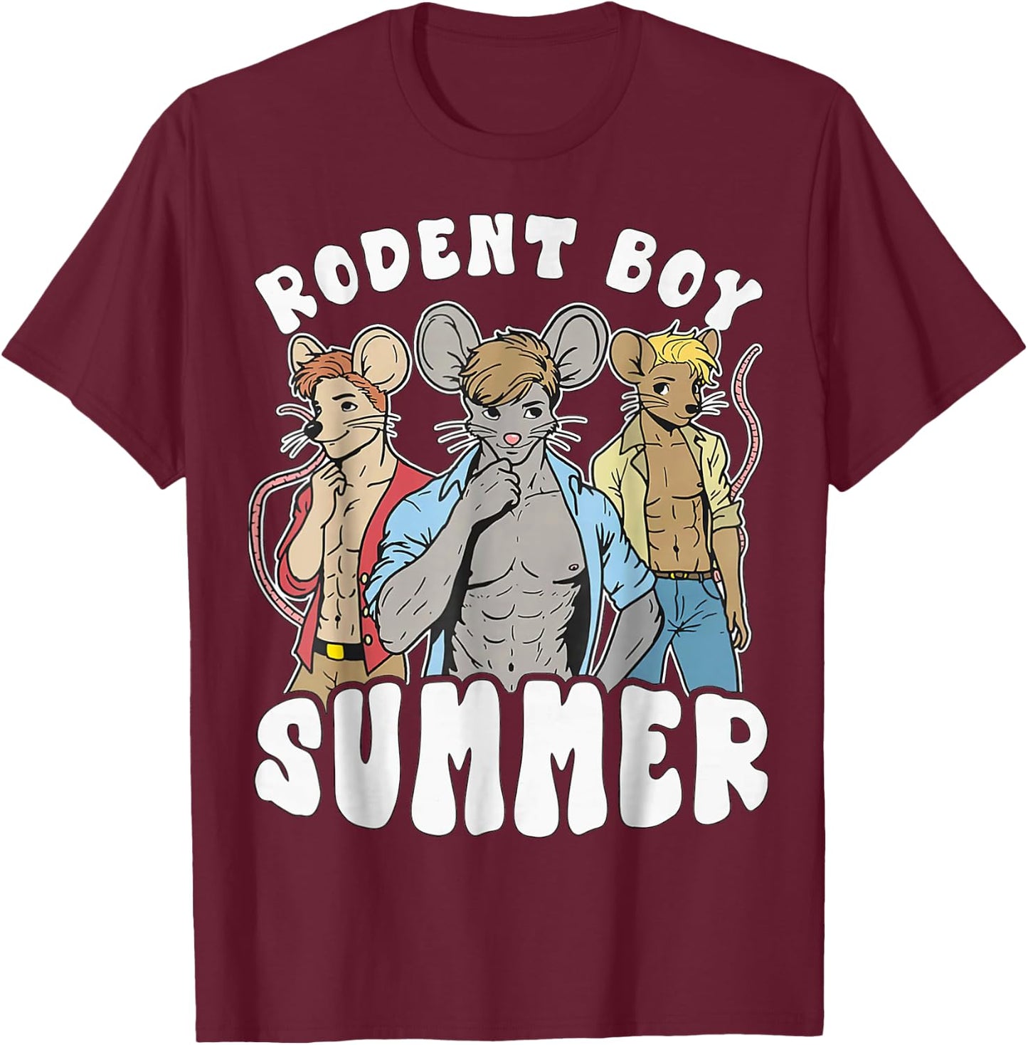 funny Rat Lover Quote Rodent Boy Summer Cool Vacation Rat T-Shirt - T-Shirt | Maroon
