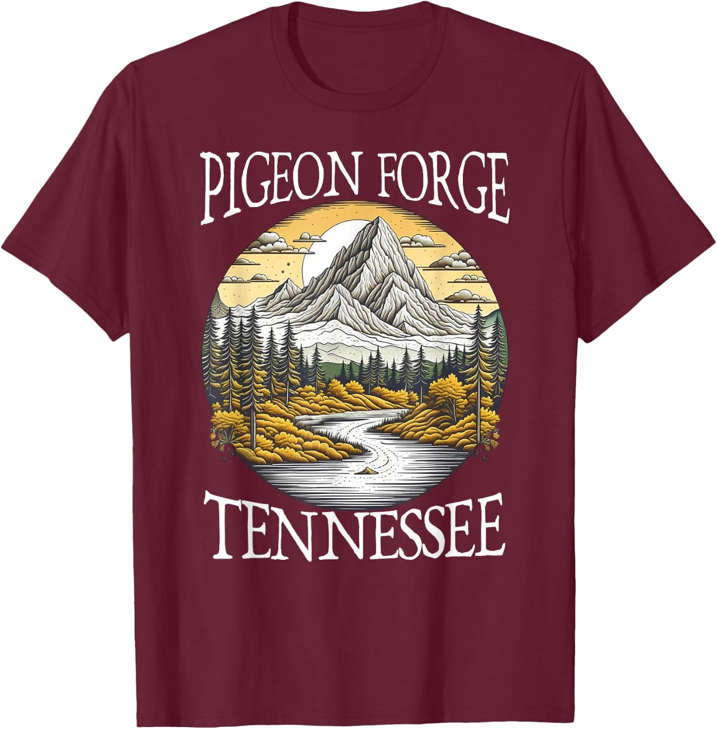 Pigeon Forge T-Shirt - T-Shirt | Maroon