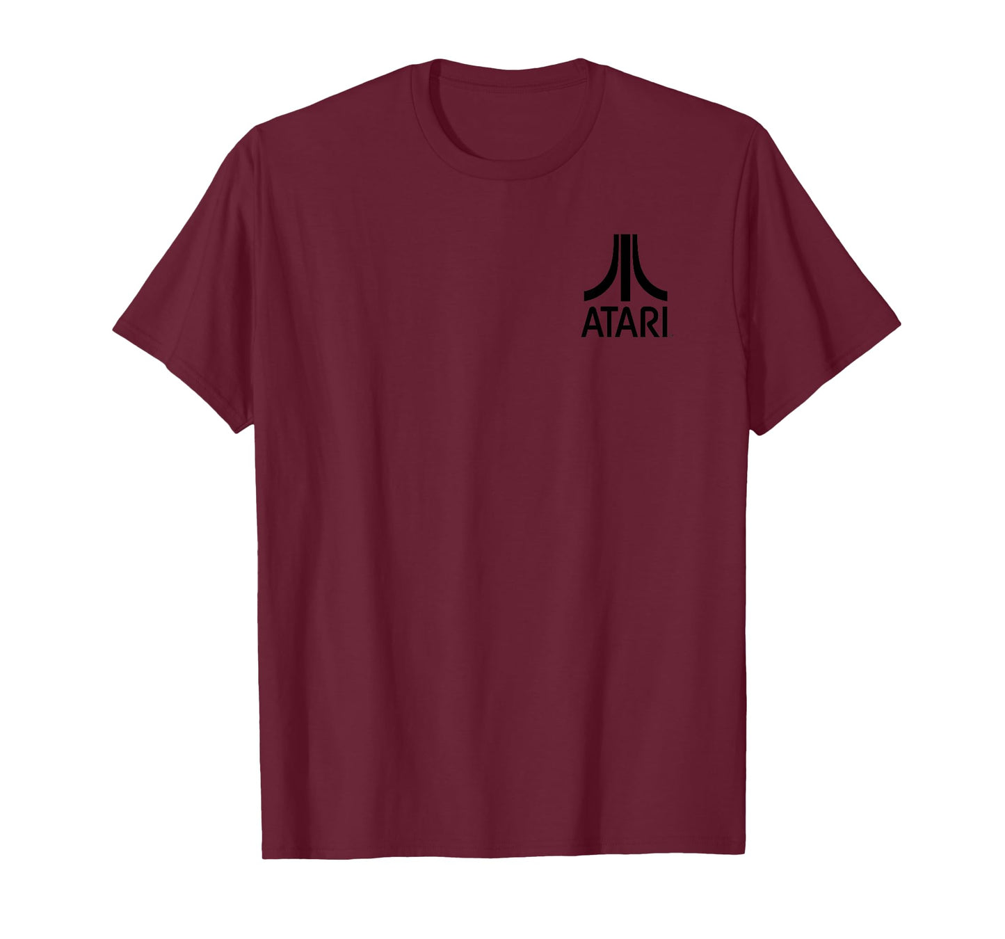 Atari Vintage Gaming Logo Black Retro Arcade Fun Graphic T-Shirt