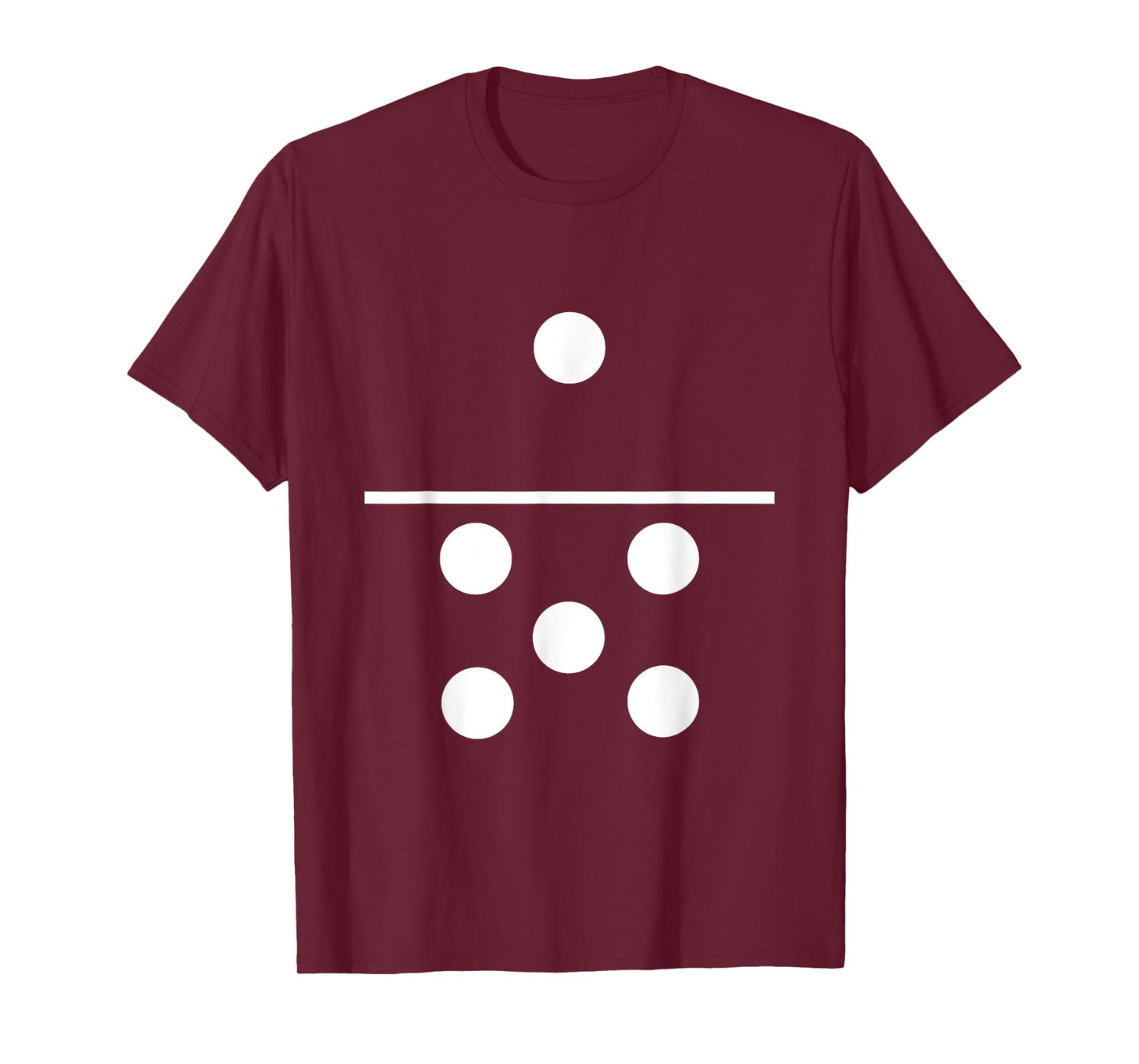 Domino One Five Matching Halloween Gift Group Costumes 1-5 T-Shirt