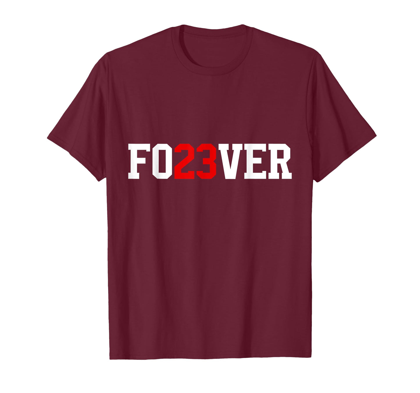 FO23VER Number 23 Baseball Team Sport T-Shirt