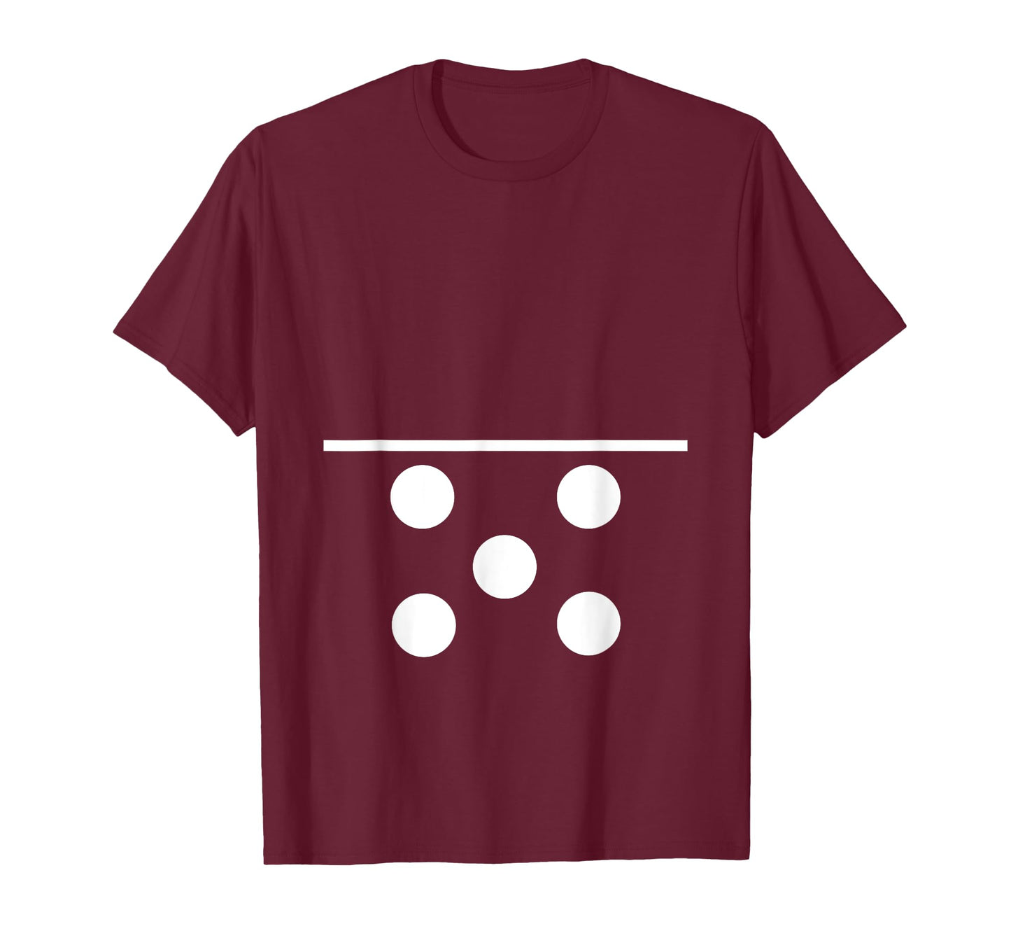 Domino Blank and 5 Matching Halloween Gift Group Costume 0-5 T-Shirt