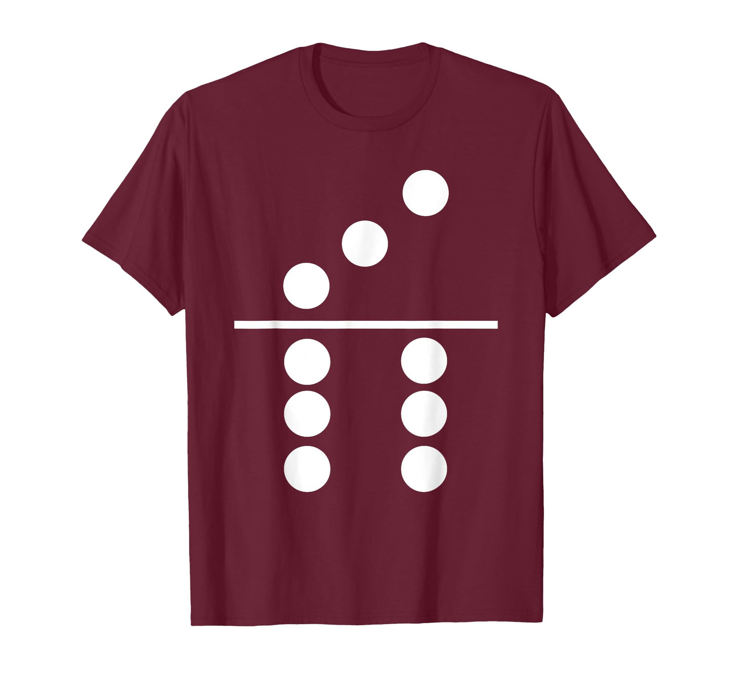 Domino Three Six Matching Halloween Gift Group Costumes 3-6 T-Shirt