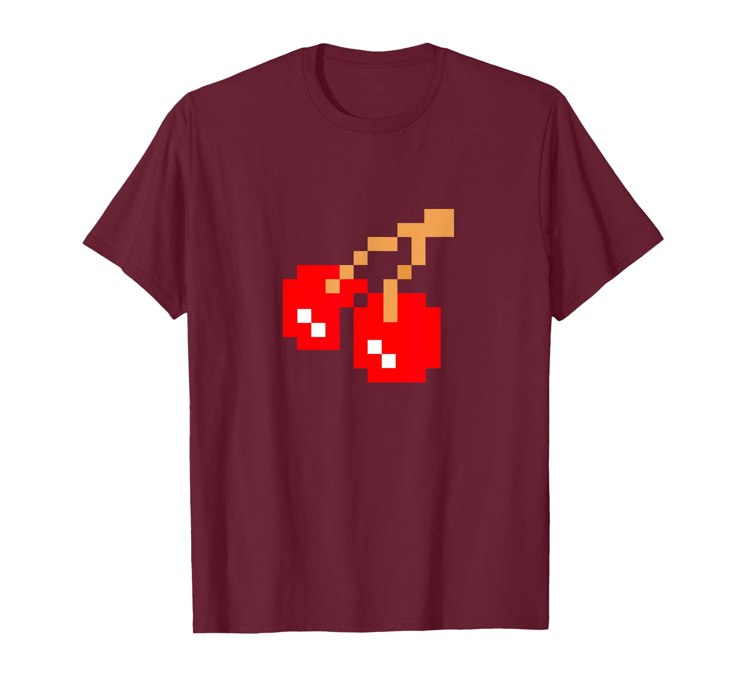 Cherries Cherry Pixel 8-bit Arcade Game Matching Costume Man T-Shirt