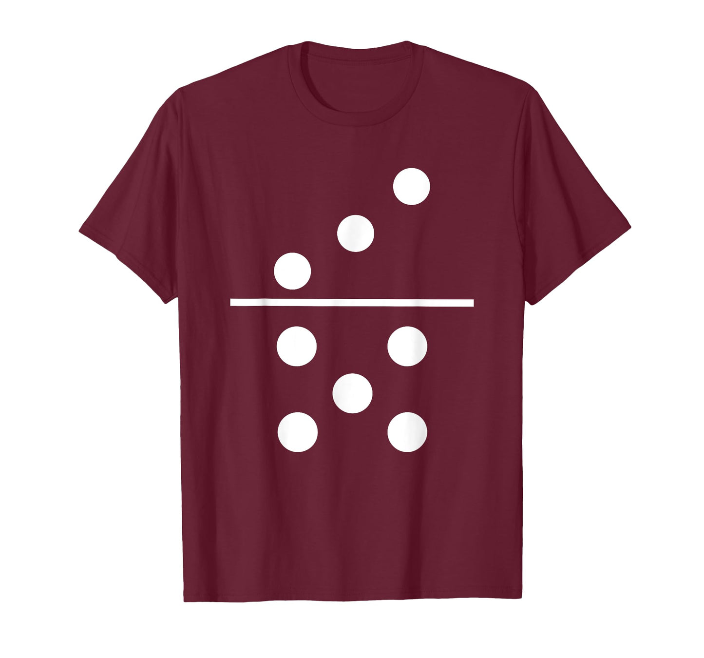Domino 3 and 5 Matching T-Shirt Halloween Group Costumes 3-5 T-Shirt