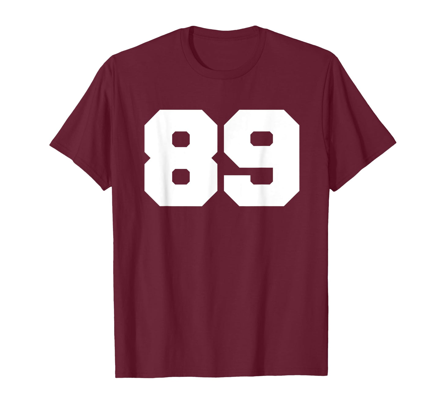 Number 89 Sports Jersey Player #89 Fan FRONT PRINT Varsity T-Shirt