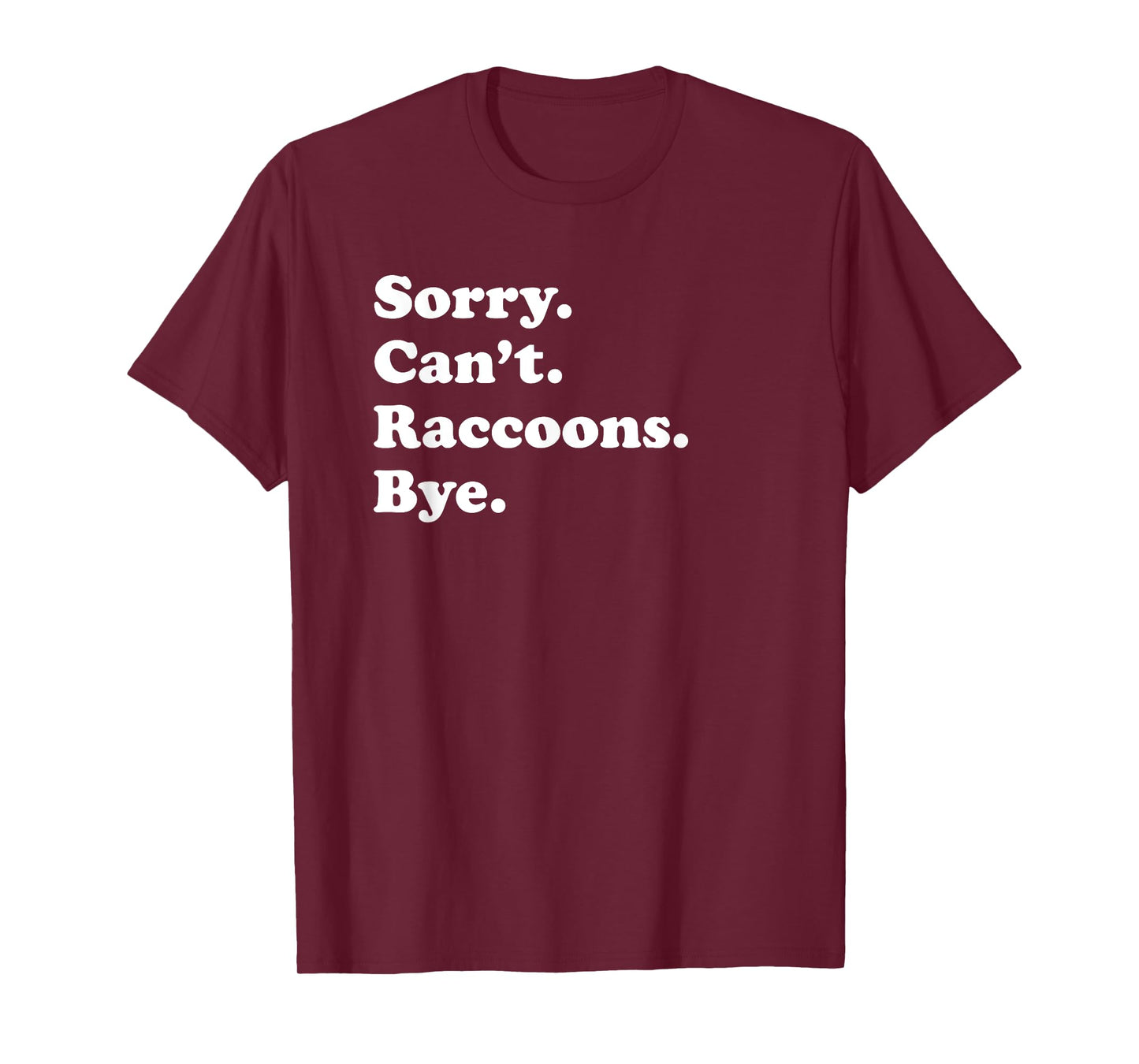 Funny Raccoon Gift for Men Women Boys or Girls T-Shirt