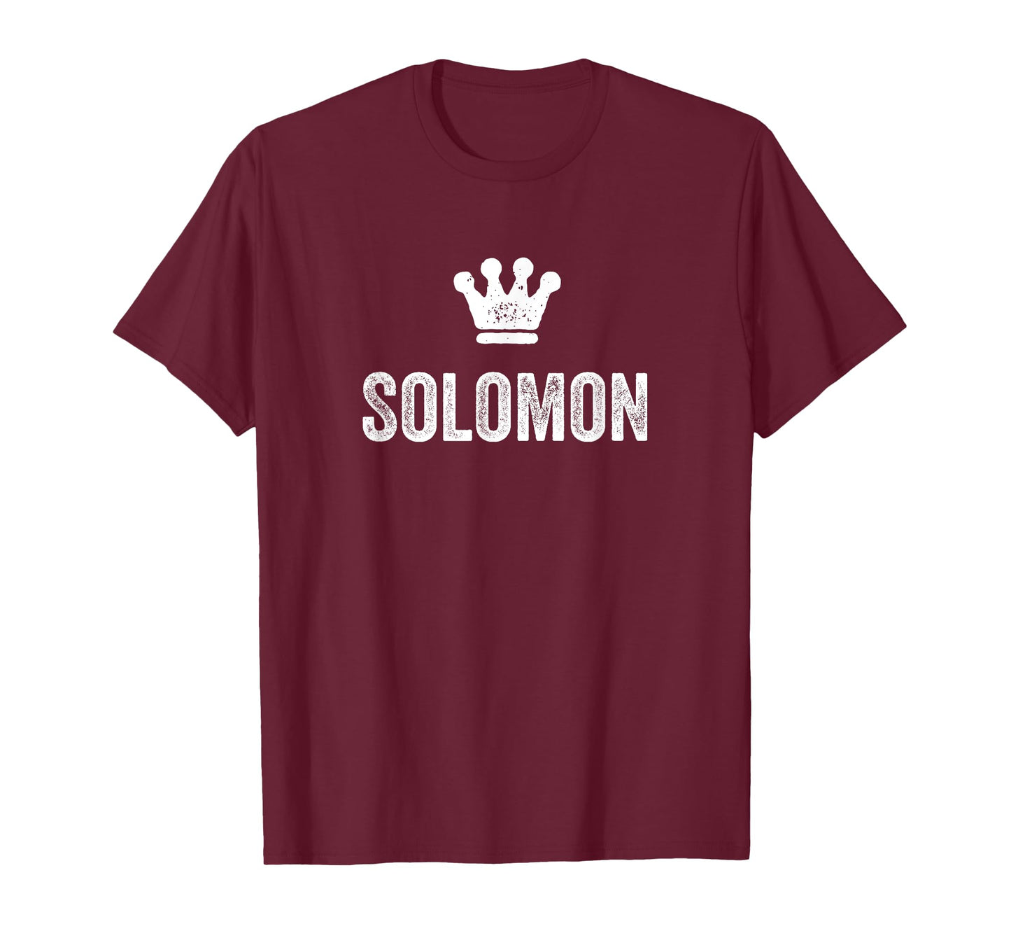 Solomon the King / Crown & Name for Men Called Solomon T-Shirt