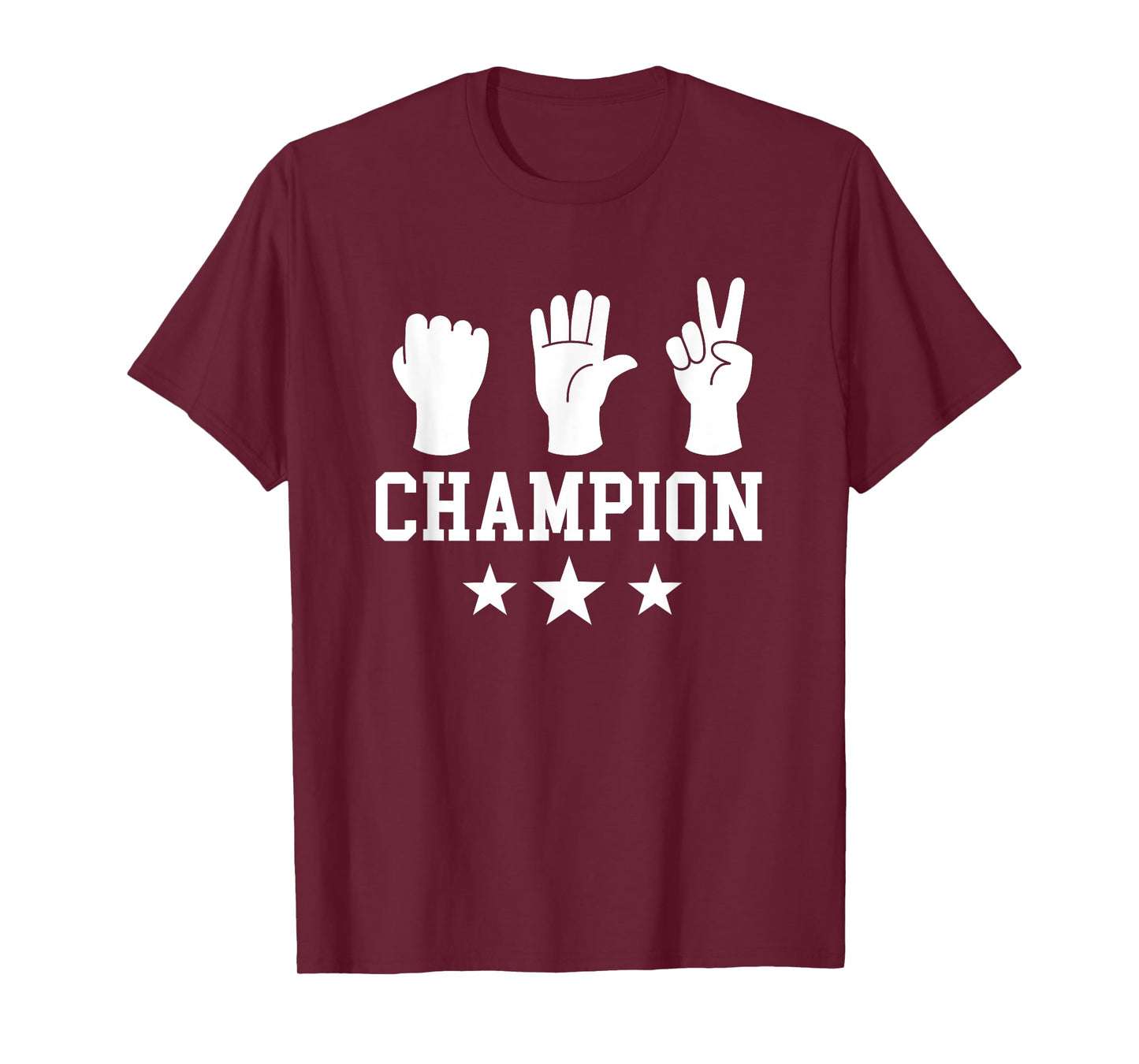 Rock Paper Scissors Champion Useless Talent Winner T-Shirt