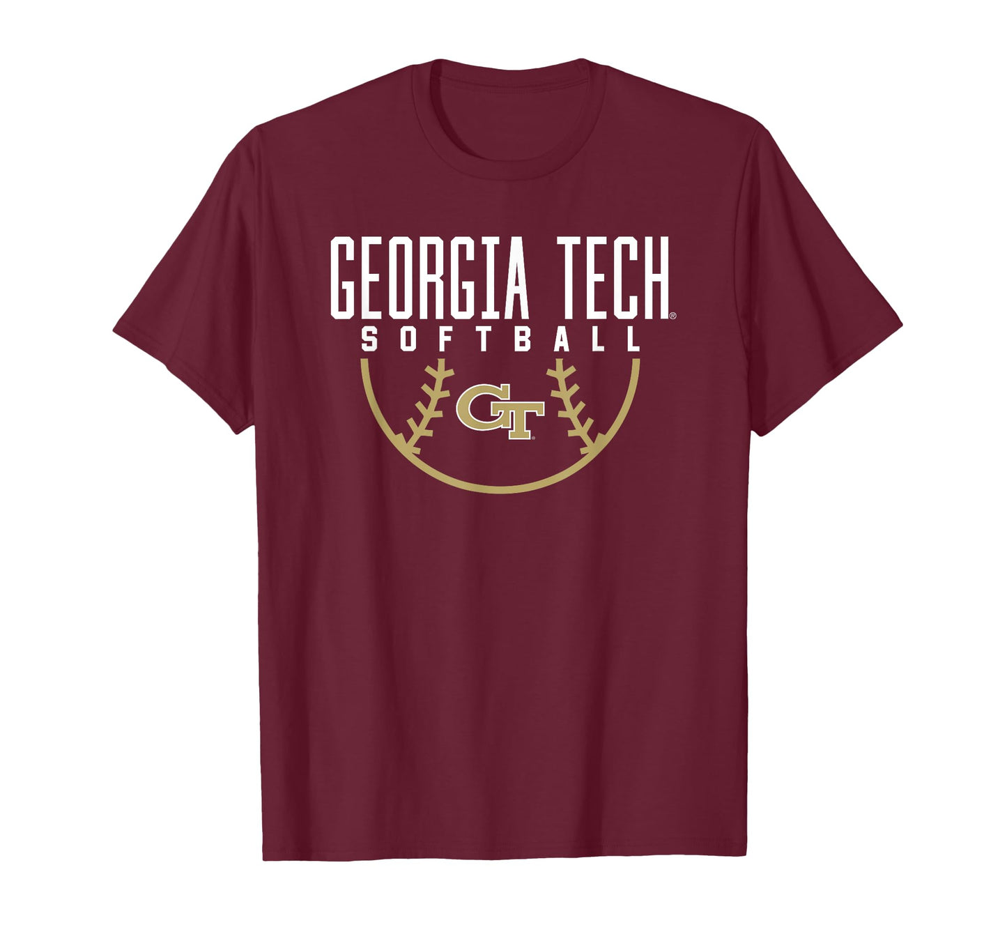 Georgia Tech Yellow Jackets Softball Arch T-Shirt