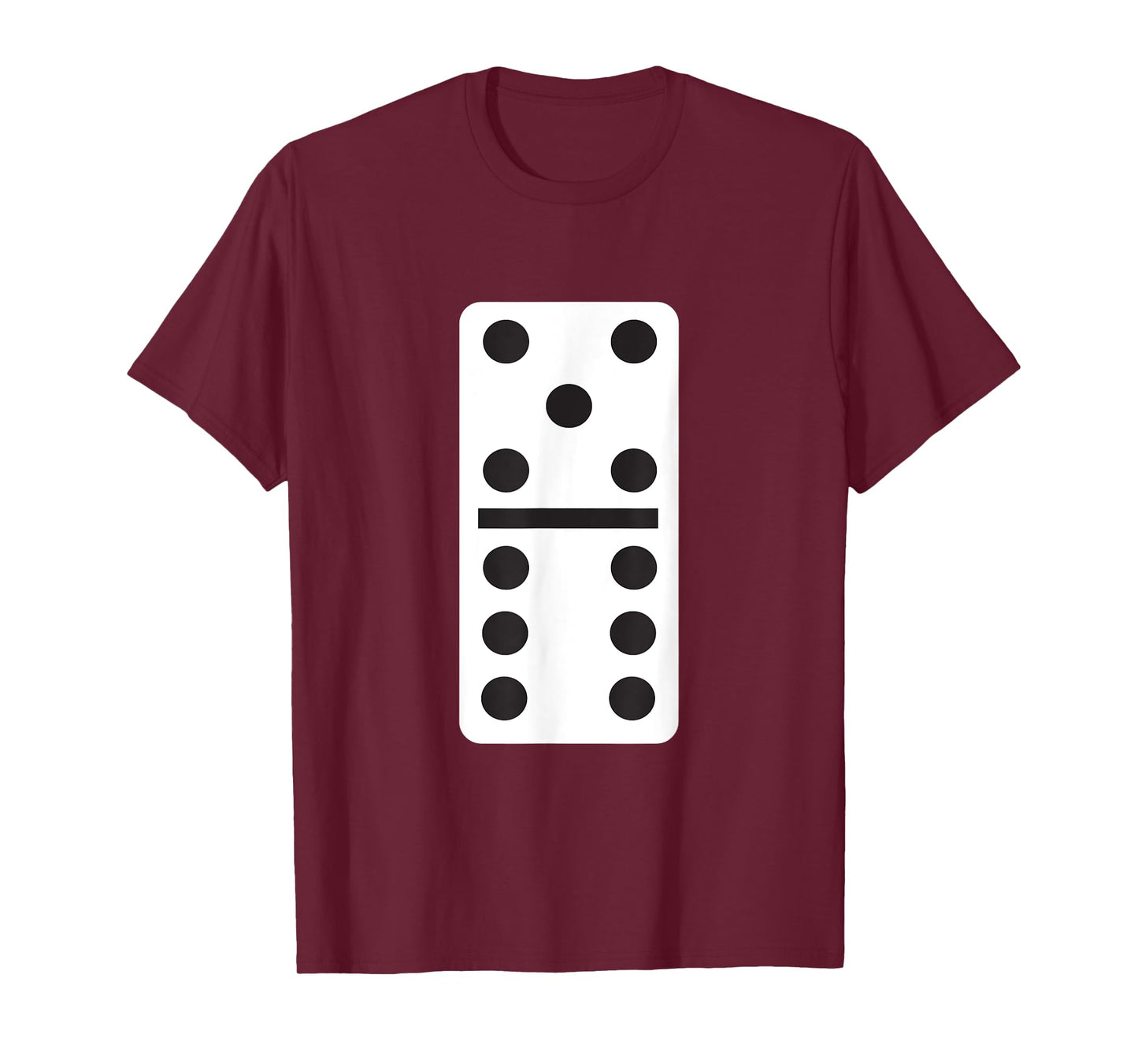 Five Six Dominoes T-Shirt Halloween Costume Domino Game T-Shirt