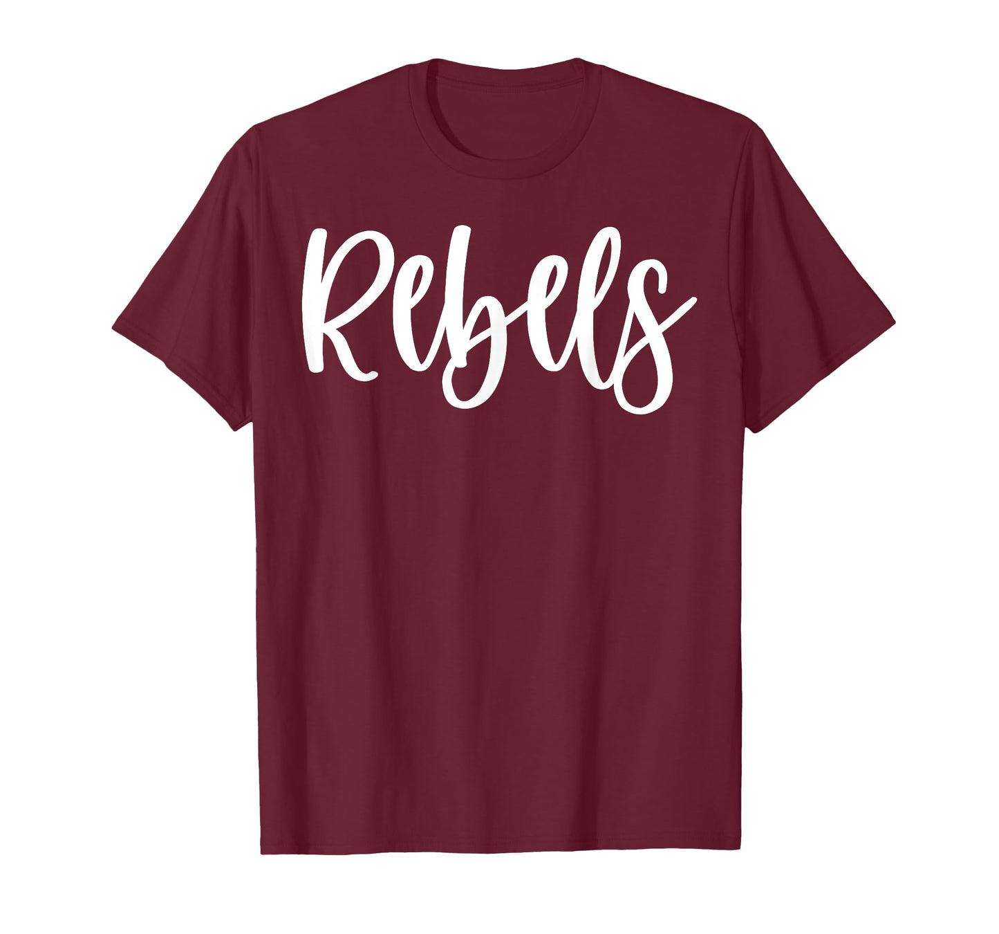 Rebels School Spirit Team Mascot Game Night T-Shirt