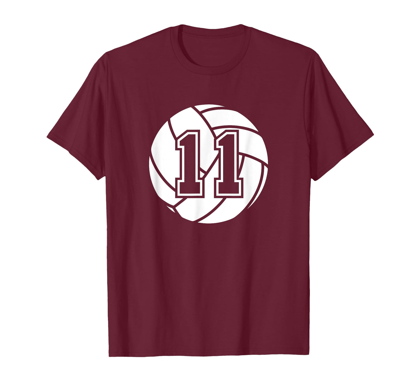 Volleyball Player #11 Volleyball Mom Dad Jersey Number 11 T-Shirt