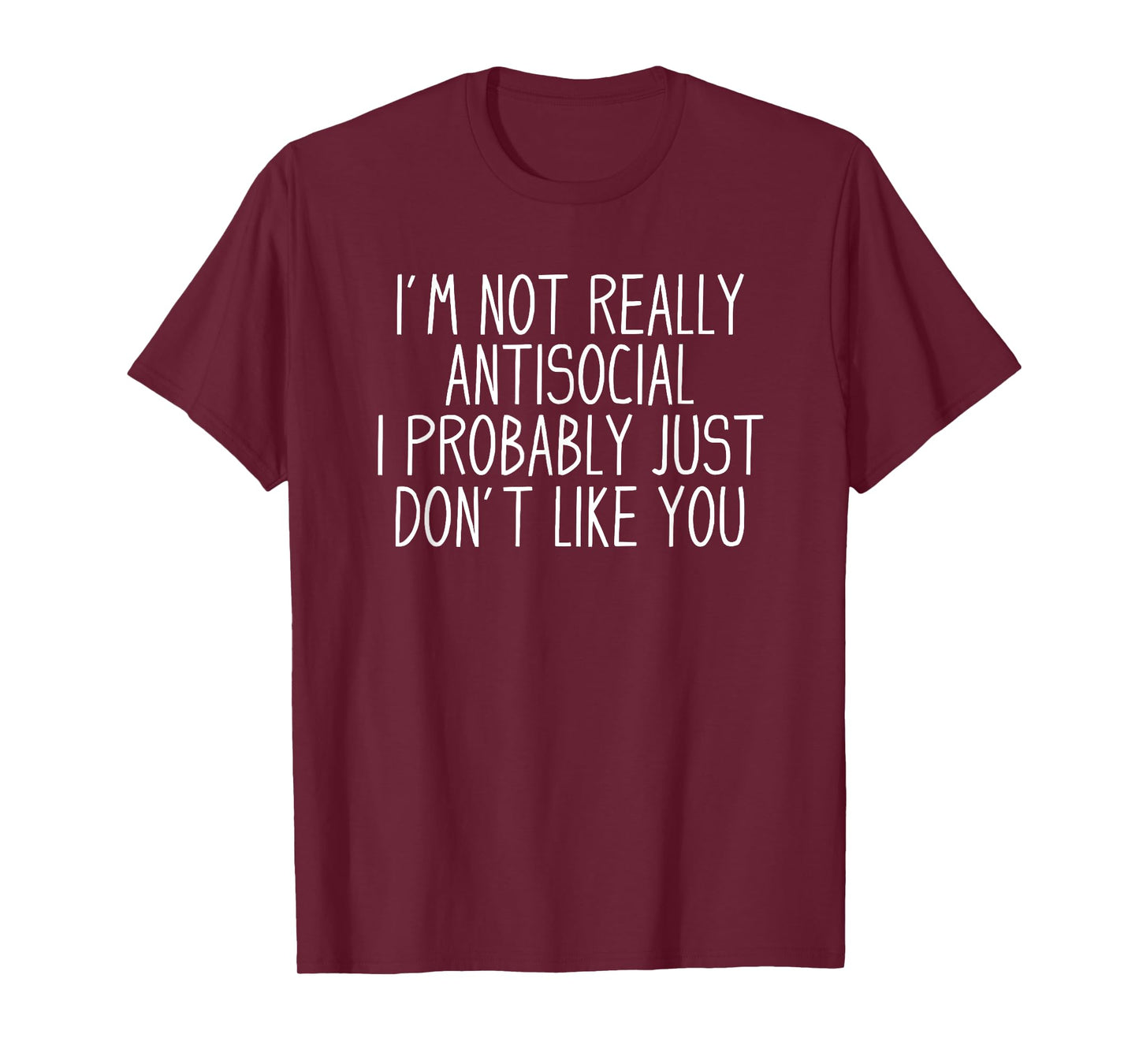Antisocial Tee Co. Funny Introvert Unisex-Adults Black Modern Classic T-Shirt