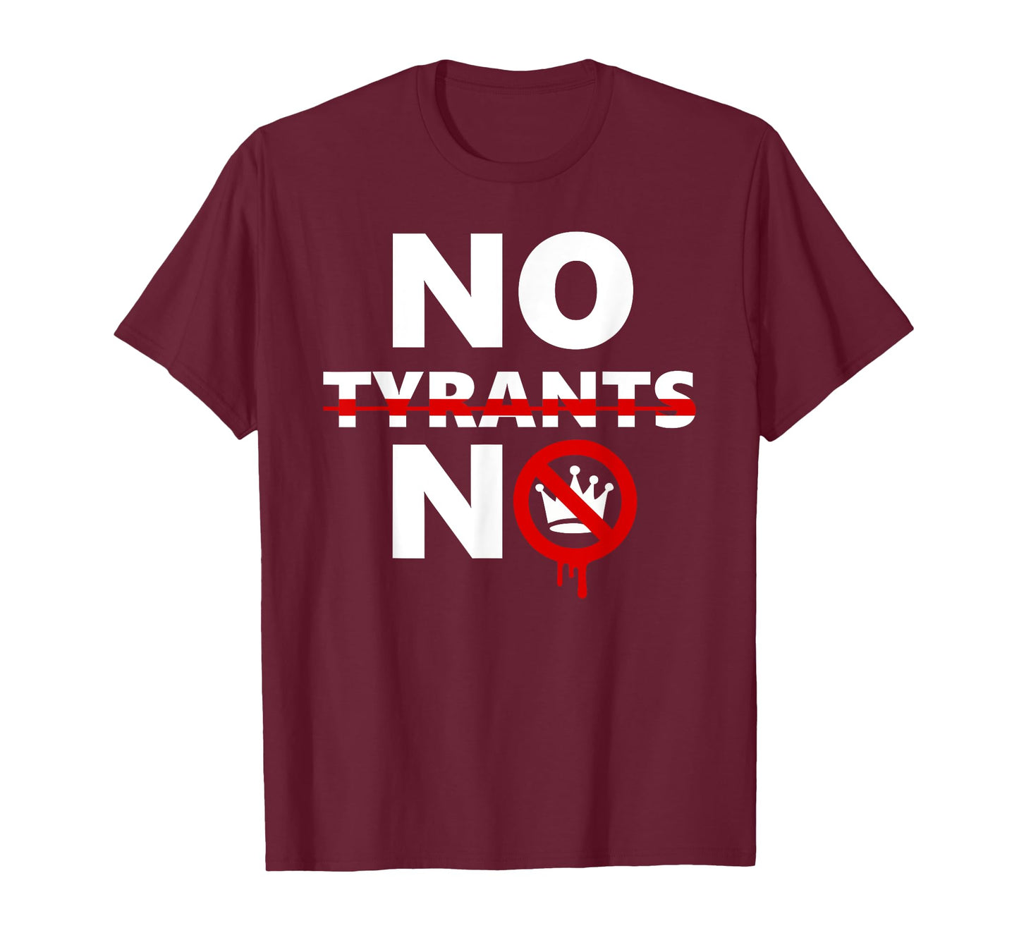 No Tyrants No Kings USA Resist Fascism Protest Anti-Fascism T-Shirt