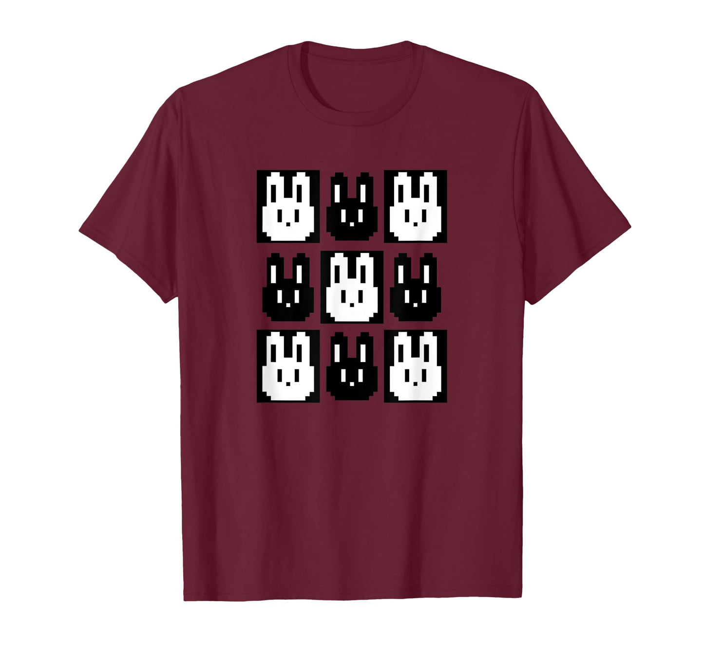 Pixel rabbit retro gaming fun T-Shirt