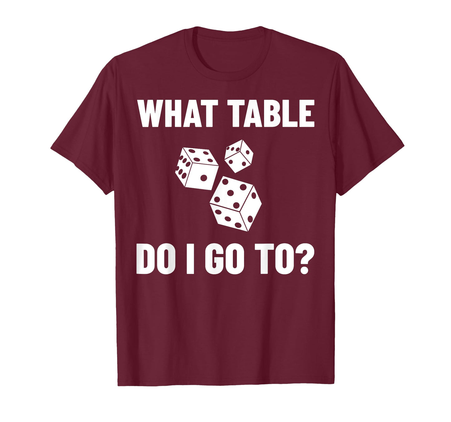 Bunco Dice Game Rules Night Party T-Shirt
