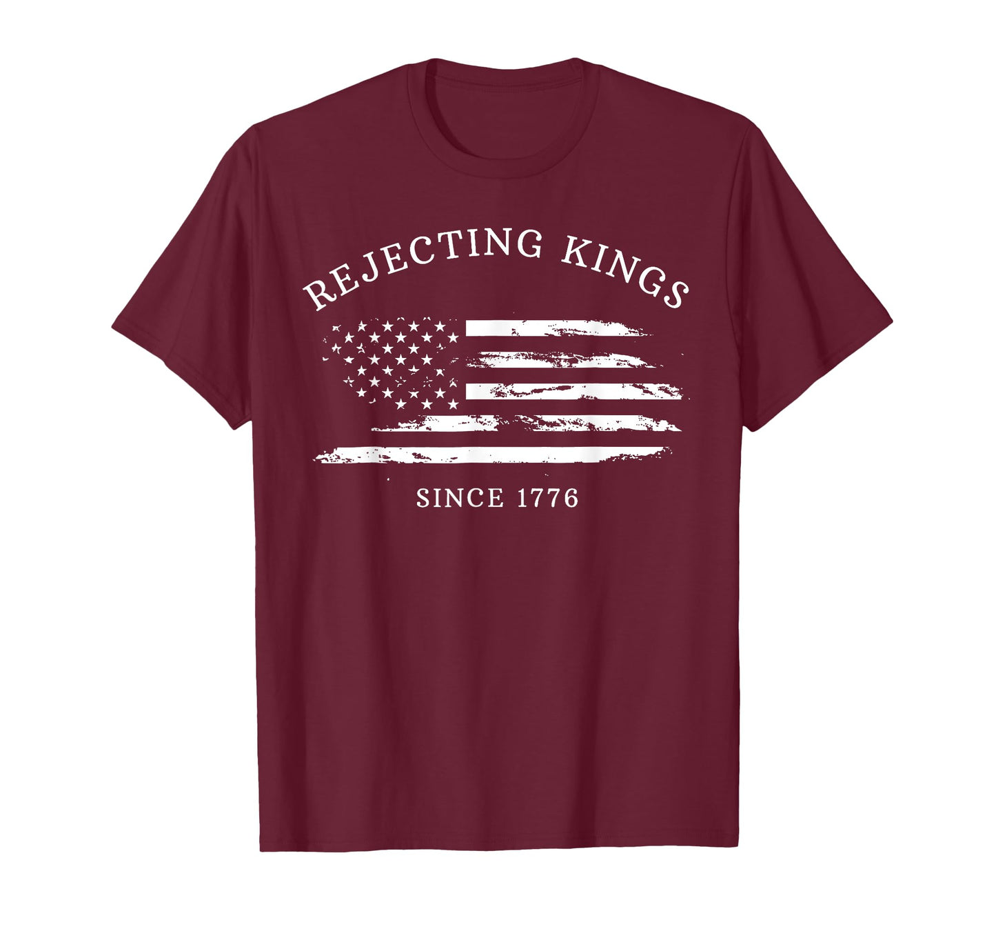 Rejecting Kings Since 1776 No kings 4th of july T-Shirt