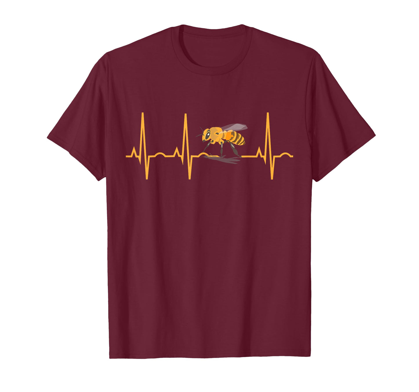 Bee Lover Gifts - Honeybee Heartbeat TShirt Men Women Kids T-Shirt