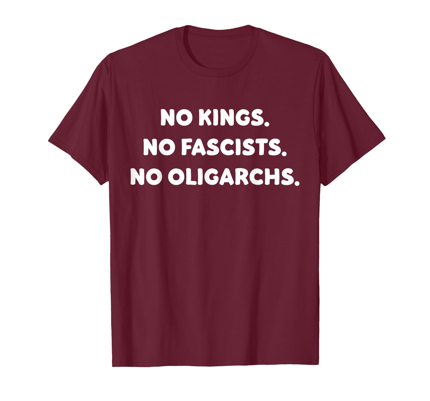 No Kings No Fascists No Oligarchs T-Shirt