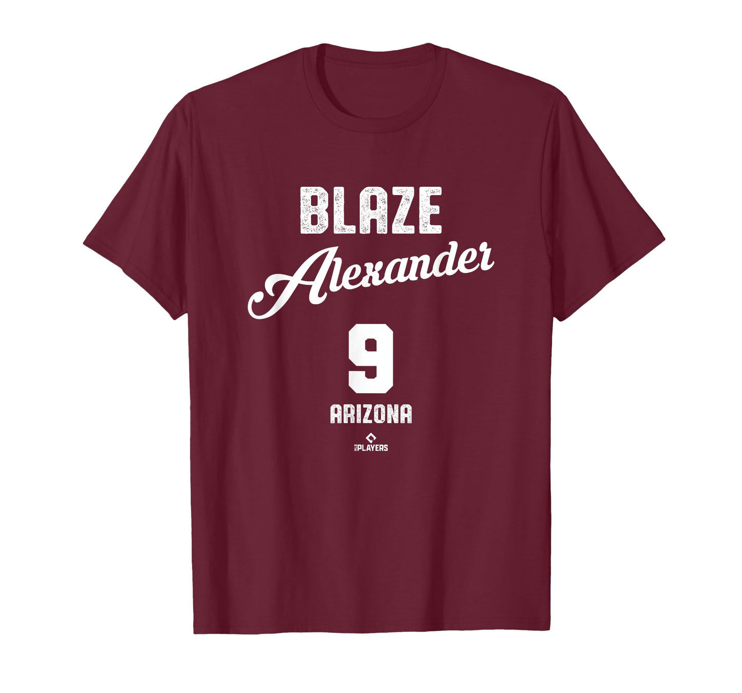 Blaze Alexander 9 Arizona Baseball Vintage MLBPA T-Shirt