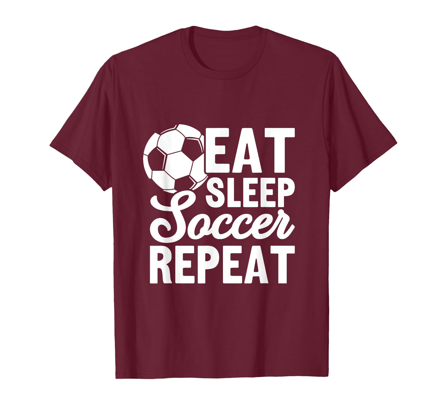 Eat Sleep Soccer Repeat Kids T-Shirt