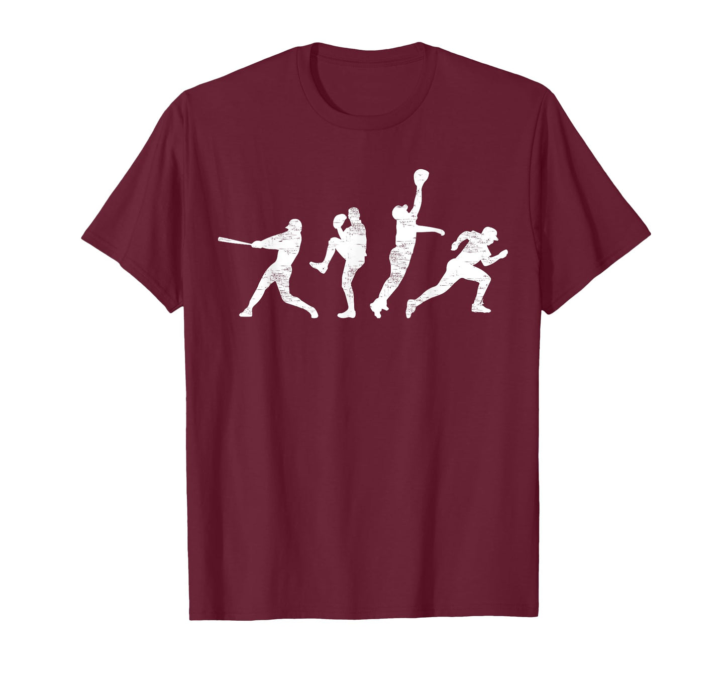 Baseball Vintage | Retro Catcher Pitcher Batter Tee T-Shirt