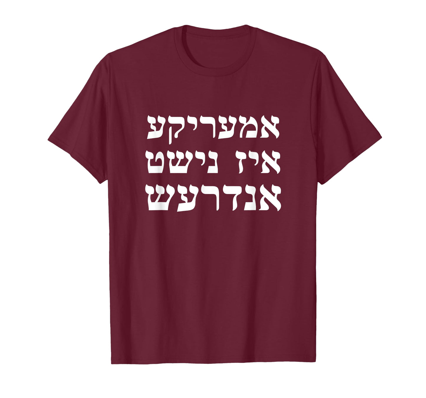 Jewish Chabad Slang America Is No Different Kinus Hashluchim T-Shirt