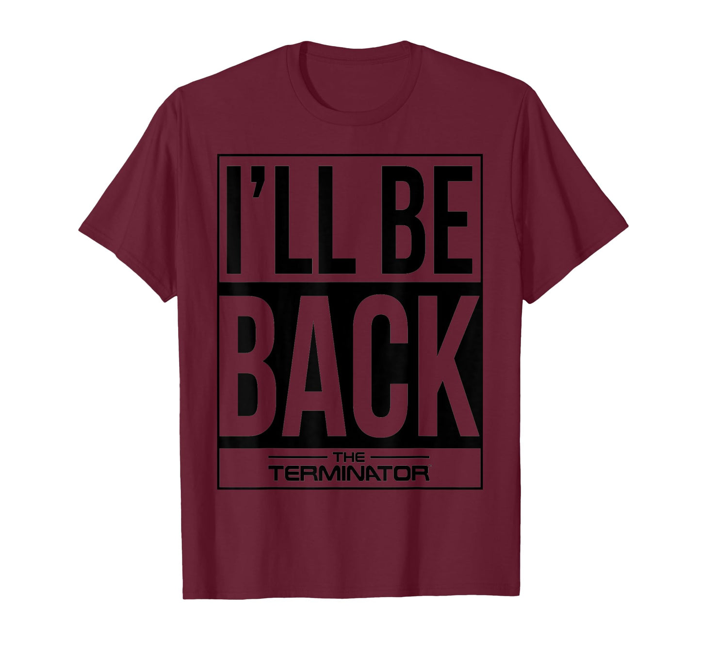 The Terminator I'll Be Back Iconic Comeback Sci-Fi Gamer T-Shirt