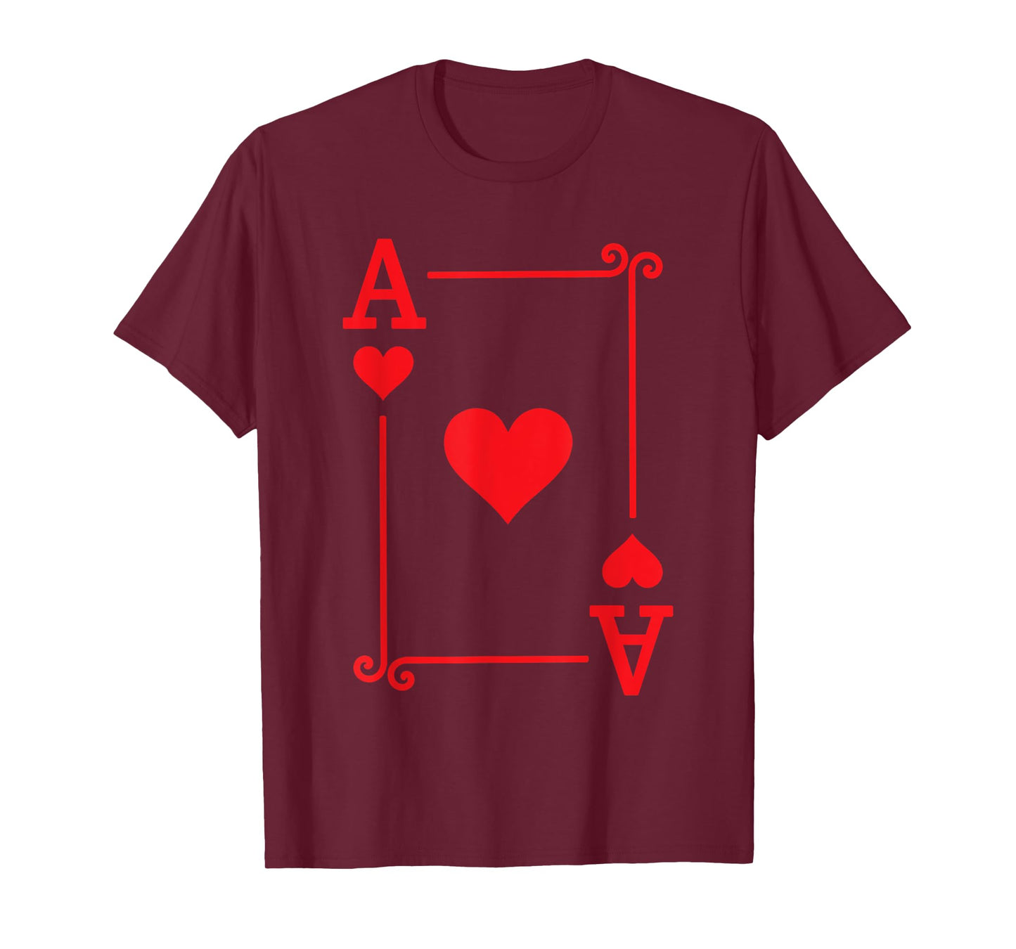 Playing Cards Costume - Ace Hearts Card - Ace Card T-Shirt
