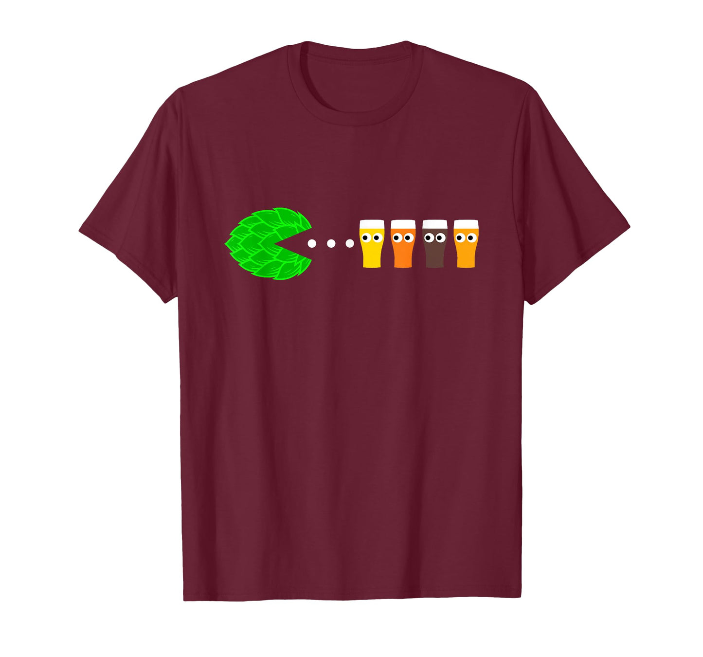 Hop-Man Funny Gamer, Craft Beer Lover, Vintage Beer T-Shirt