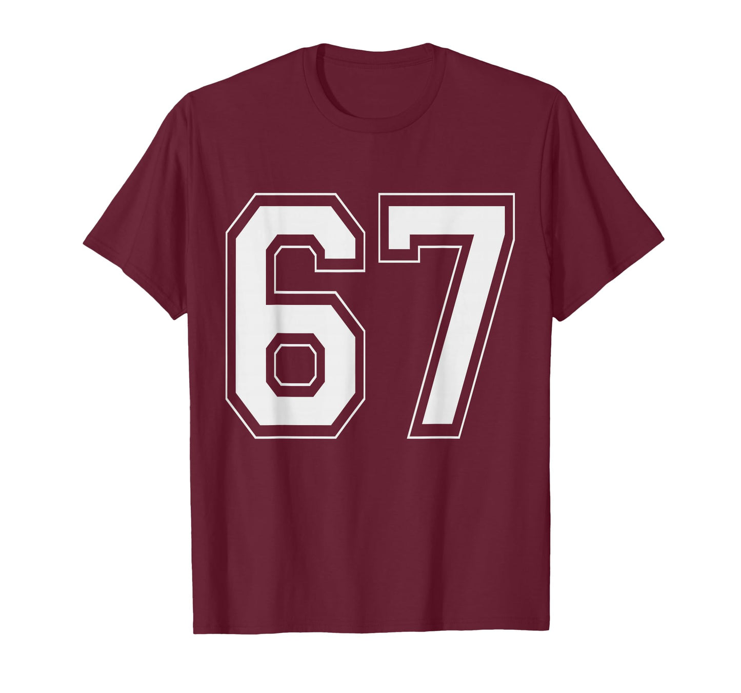 67 Meme Number Six Seven Gen Alpha Slang 6 7 T-Shirt