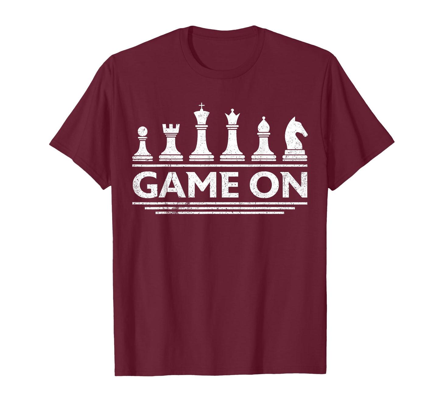 Game On Chess Pieces Funny Board Game Themed Gift Men Kids T-Shirt