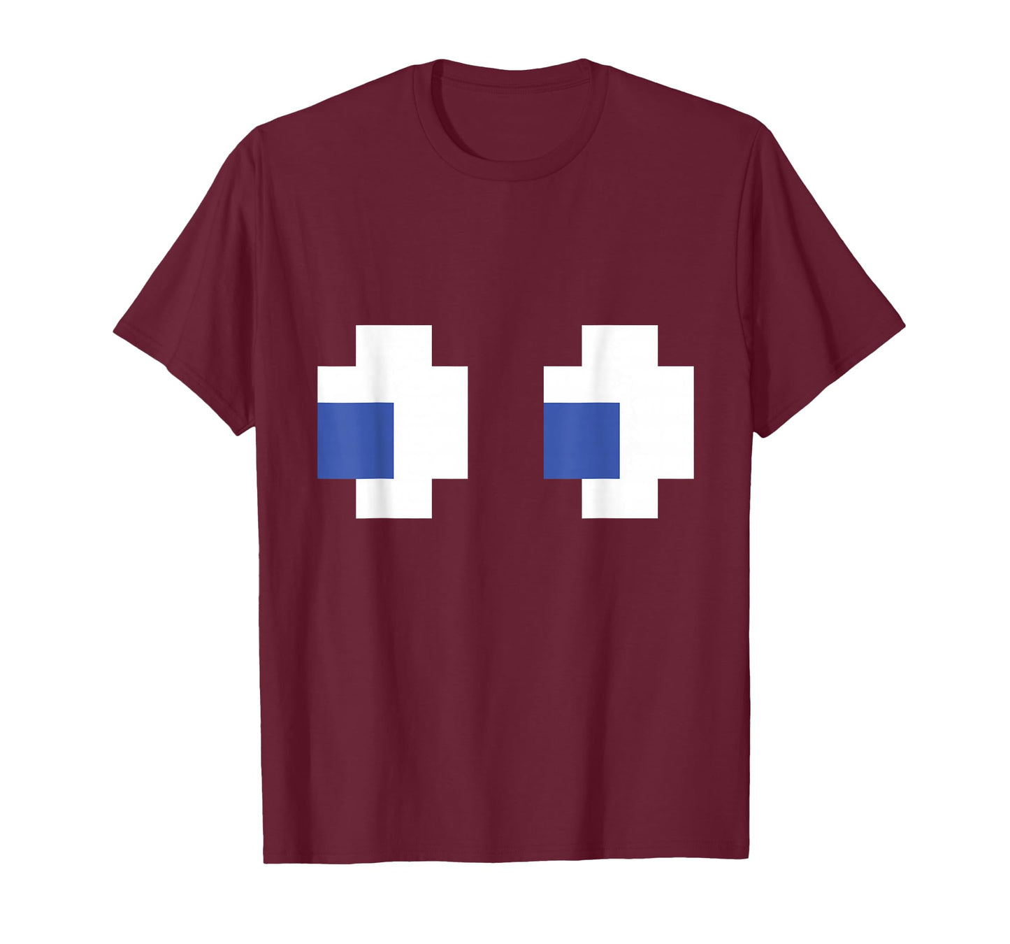 Retro 80s Arcade Game Ghost 8 bit Halloween Group Costume T-Shirt