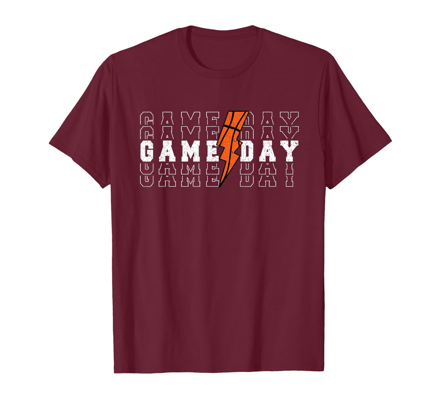 Game Day Basketball Lightning Sport Player Coach Supporter T-Shirt