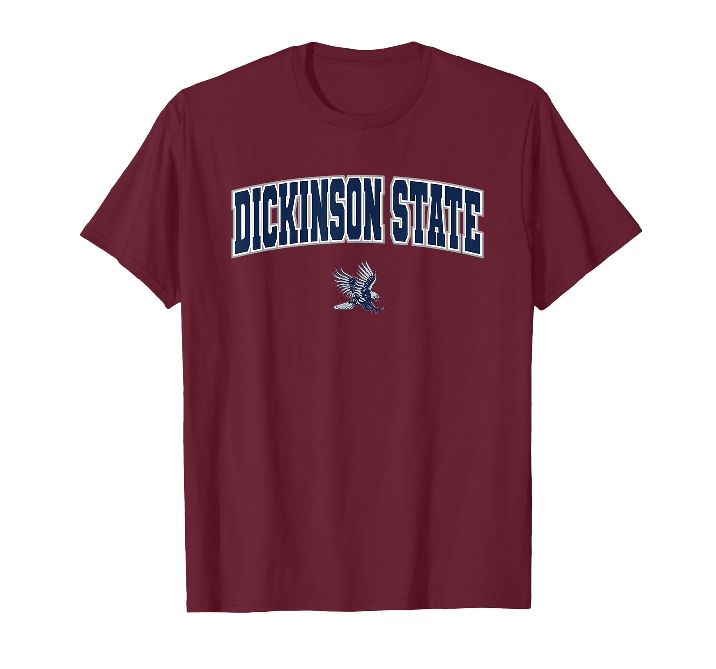 Dickinson State University Blue Hawks Arch Logo T-Shirt