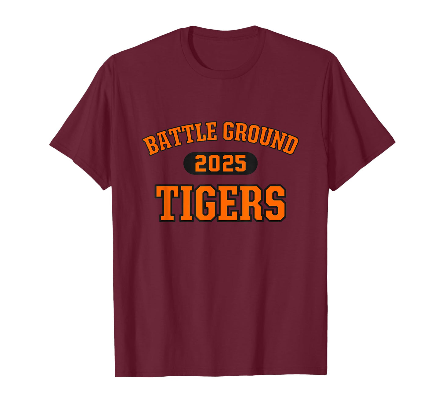Battle Ground Tigers High School Arch 2025 T-Shirt