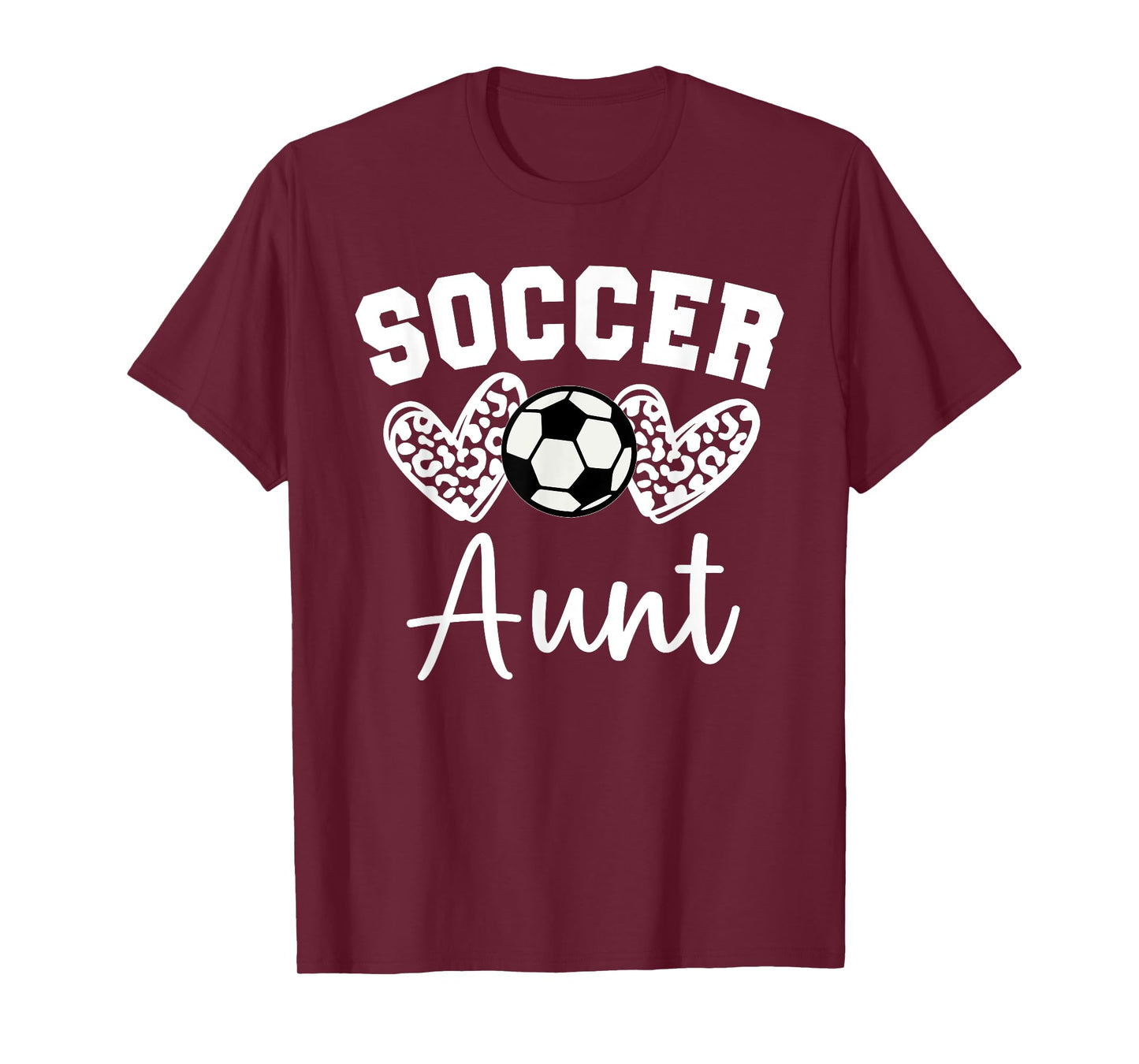 Soccer Aunt Matching Family Soccer T-Shirt