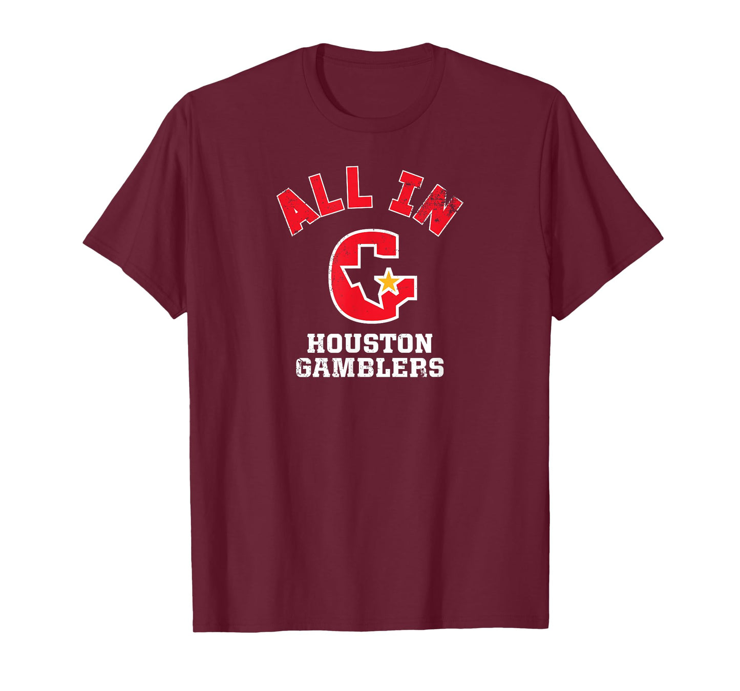 Houston Gamblers: All In T-Shirt