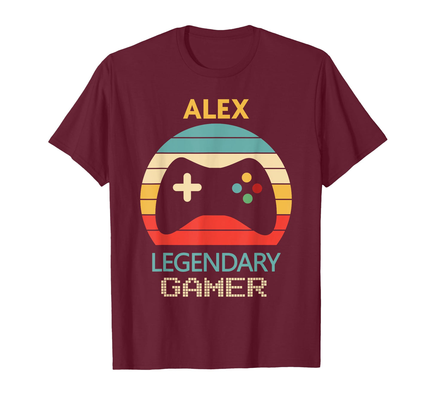 Alex Name Gift - Personalized Legendary Gamer T-Shirt