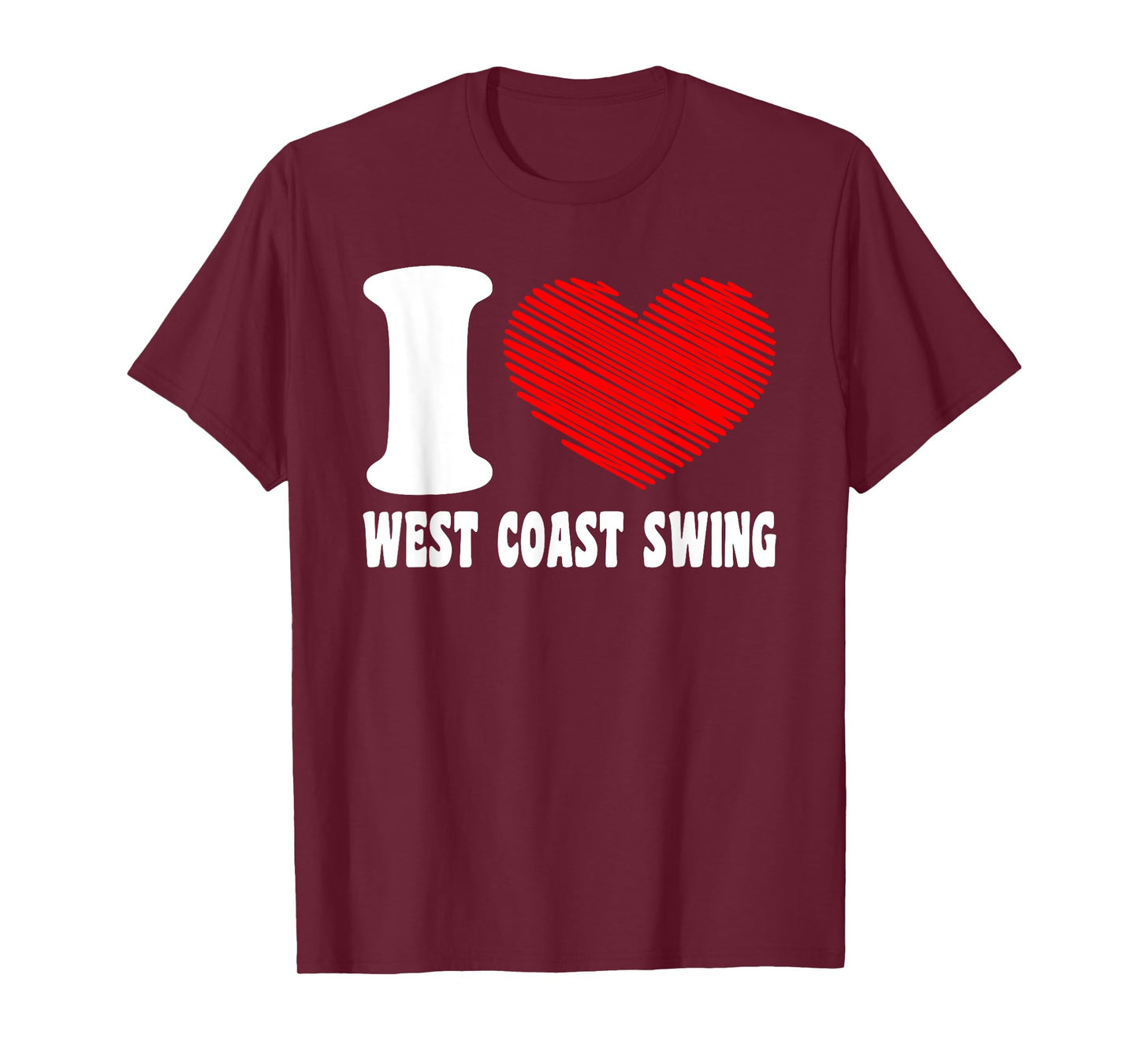 Retro West Coast Swing Dance - West Coast Swing T-Shirt