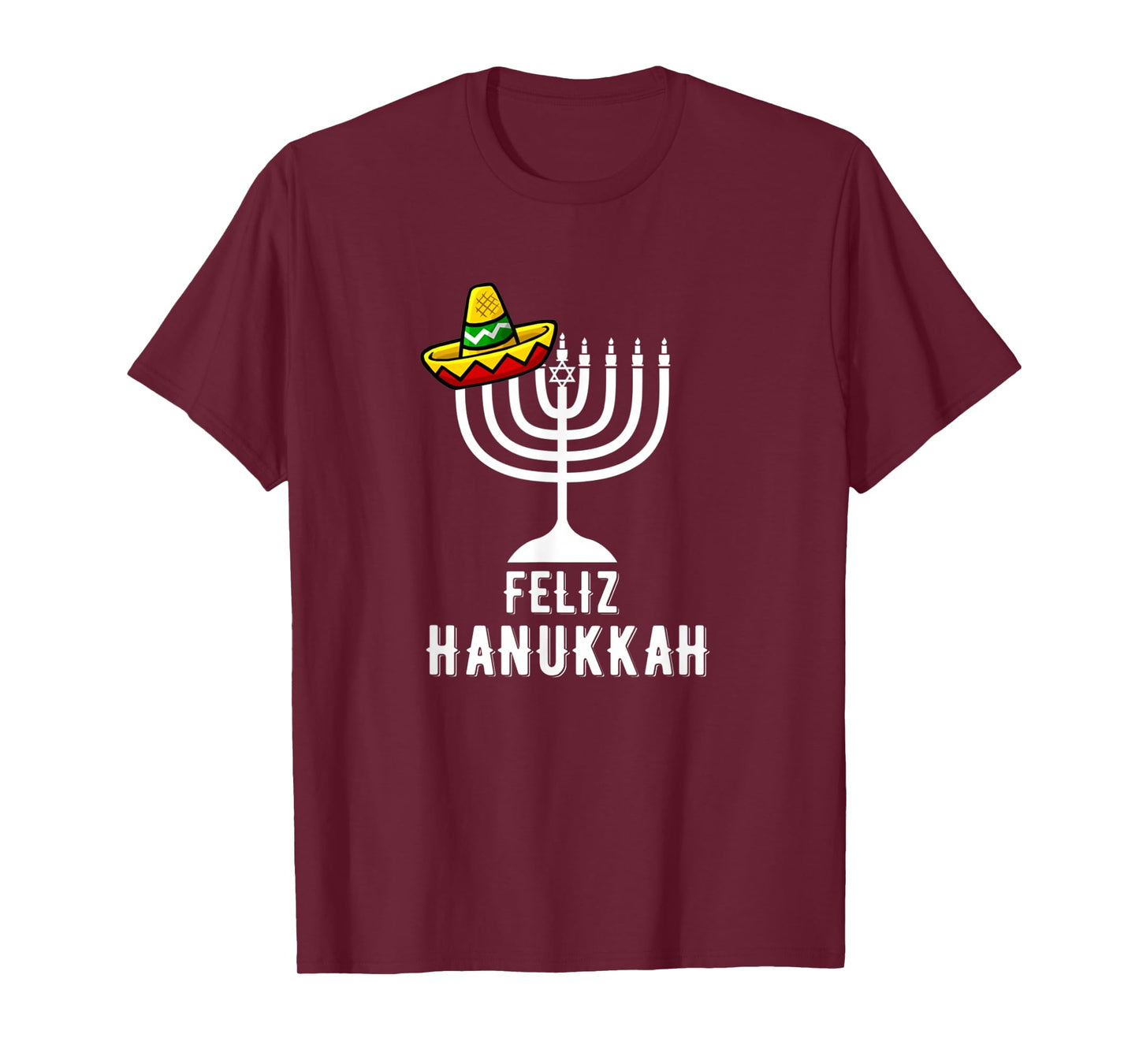 Feliz Hanukkah Awesome Menorah Chanukah Get Lit Dreidel T-Shirt