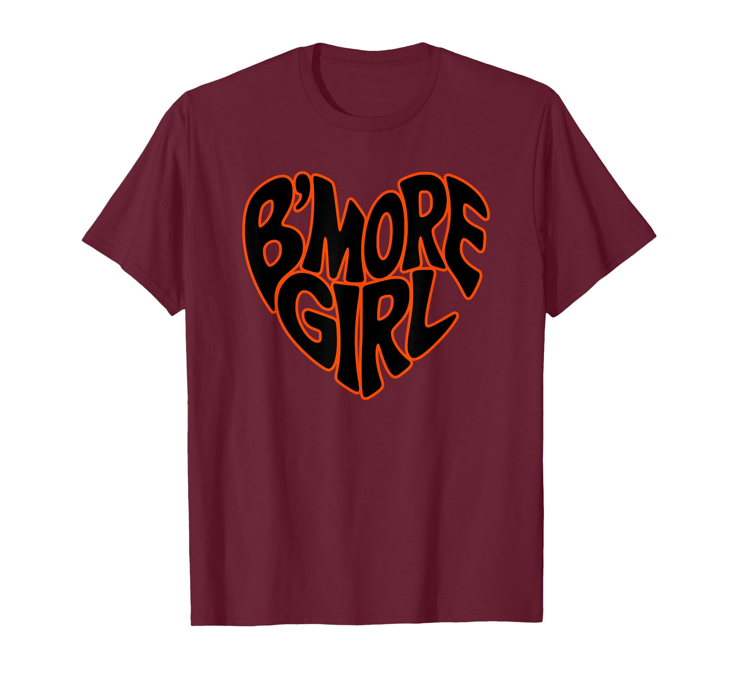 Retro Baltimore Girls Home Pride Iconic B'More Girl T-Shirt
